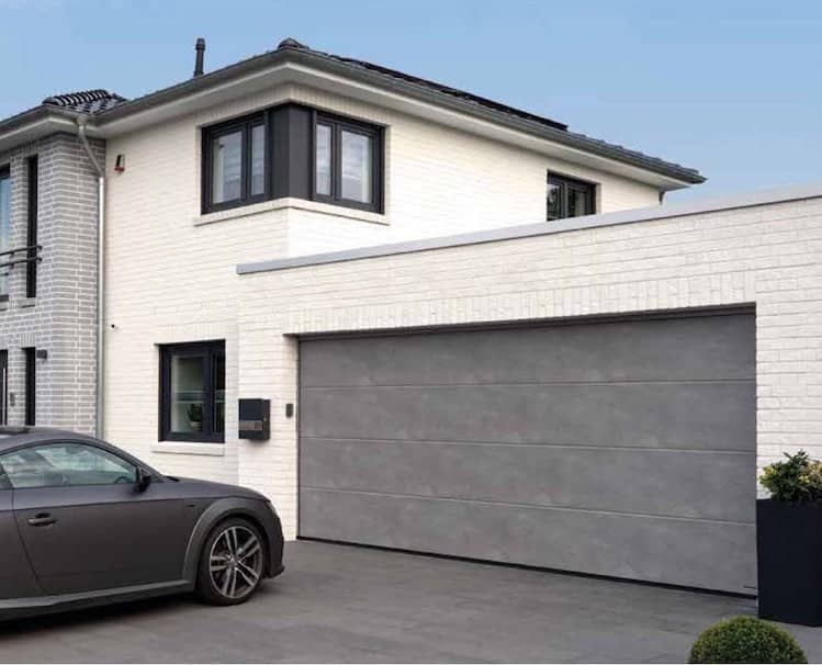 modern insulated garage door